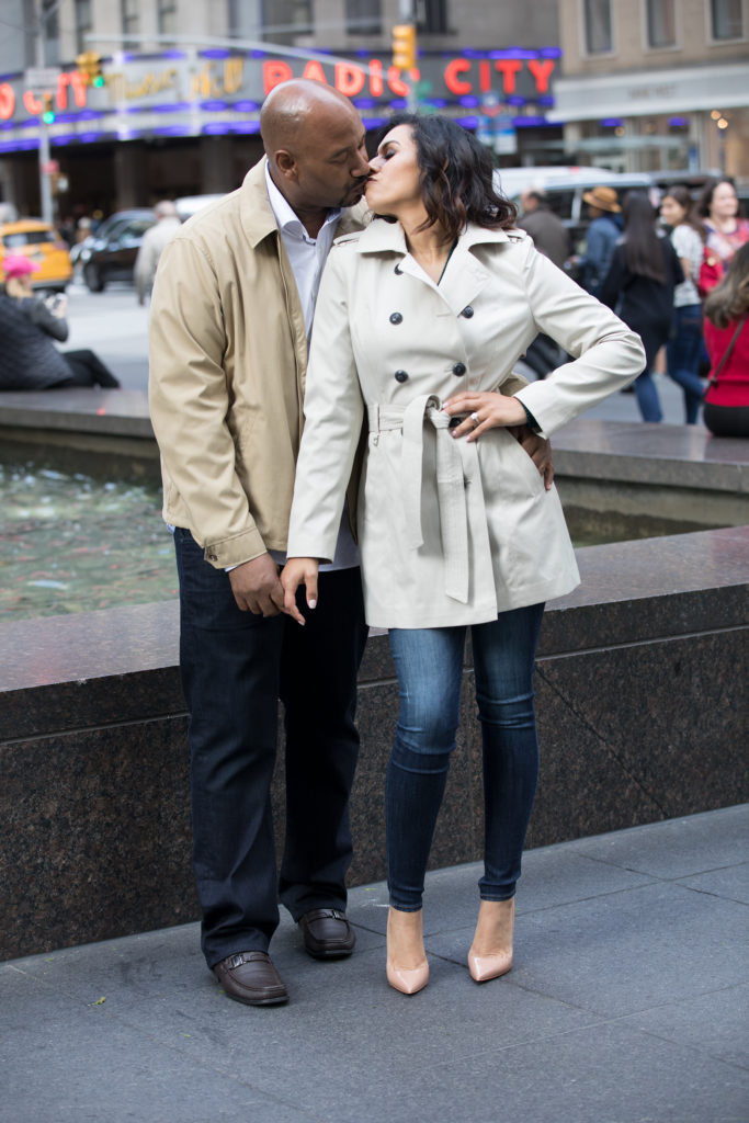 new york city times square engagement