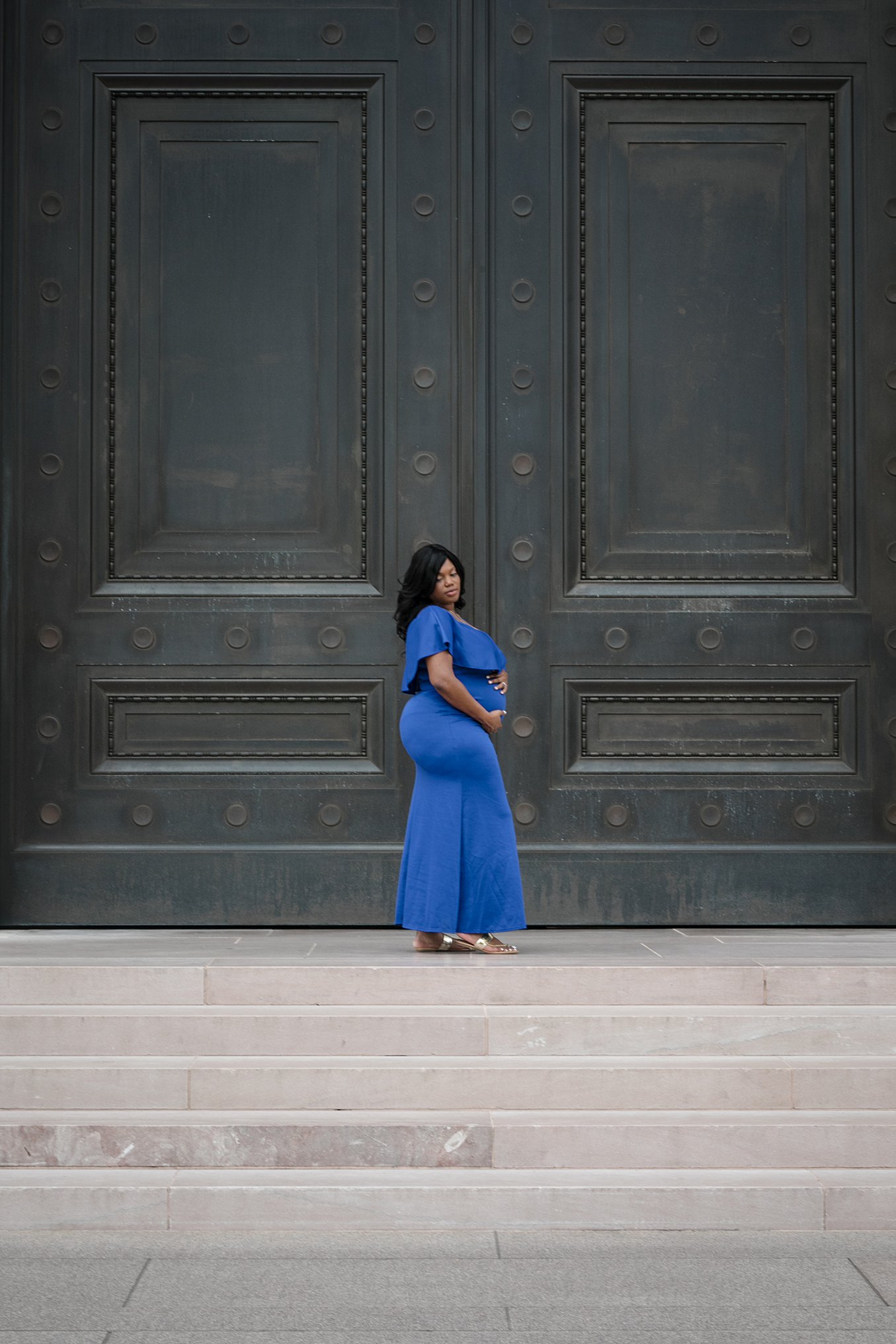 National Gallery of Art Maternity and Engagement Photos -Doors