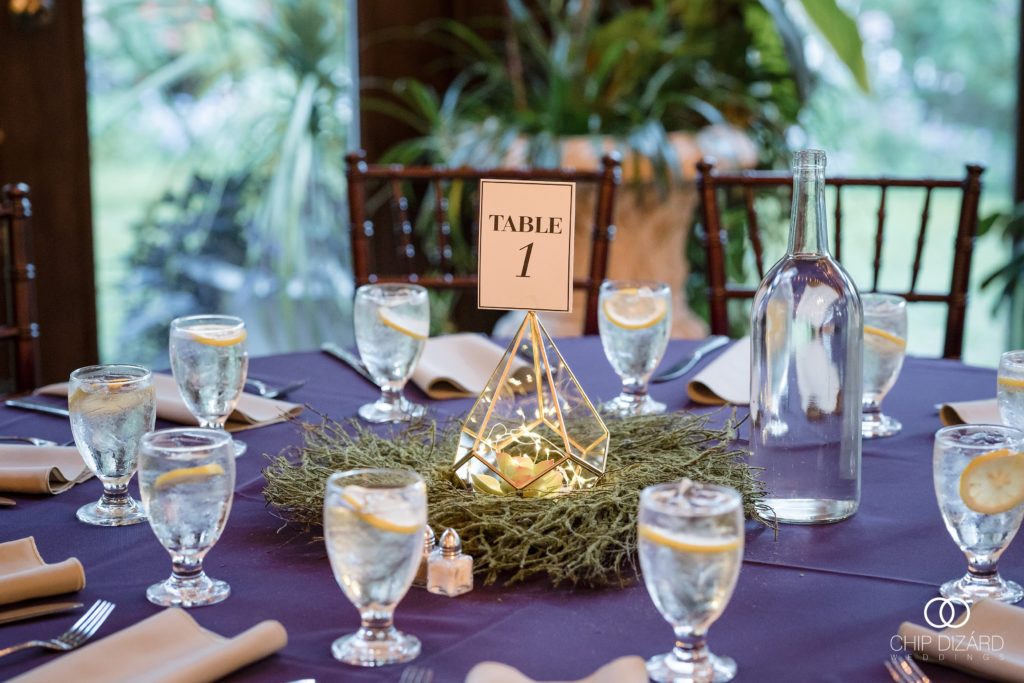 Gramercy Mansion Wedding Reception Table Details